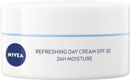 NIVEA Moisturizing Day Cream Spf 30 Essential Refreshing Day Cream 50 Ml (50 ml, Tagescreme)