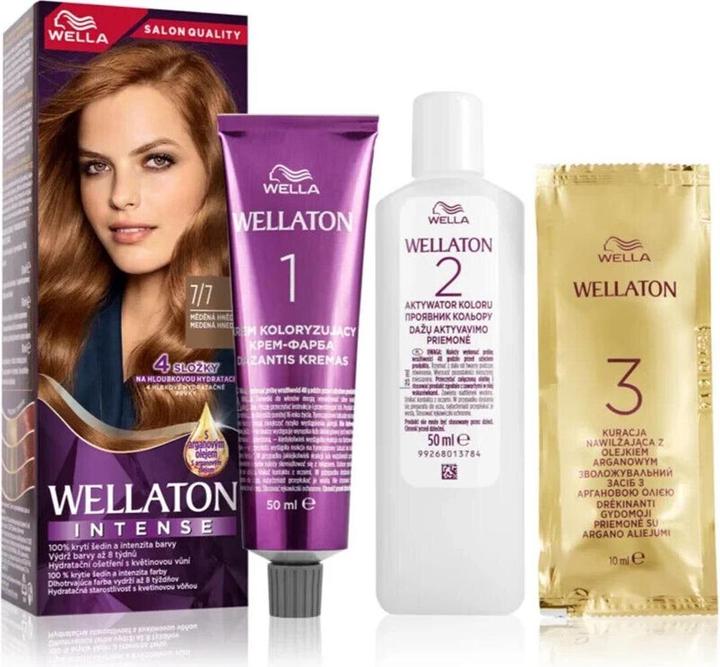 Wella Wellaton Intense Permanent Hair Color mit Arganöl 7/17 Frosted Chocolate - 1 Stück