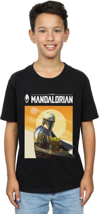 Produktbild Star Wars The Mandalorian The Child Two Moons TShirt Jungen (140, 146)