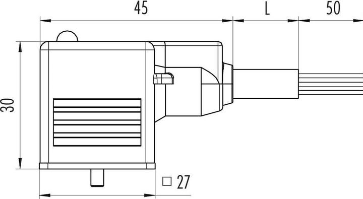 Produktbild Schubiger Magnetventilsteckose A umspritzt Schwarz 31 5234 500 000 Binder Inhalt: 1 St.