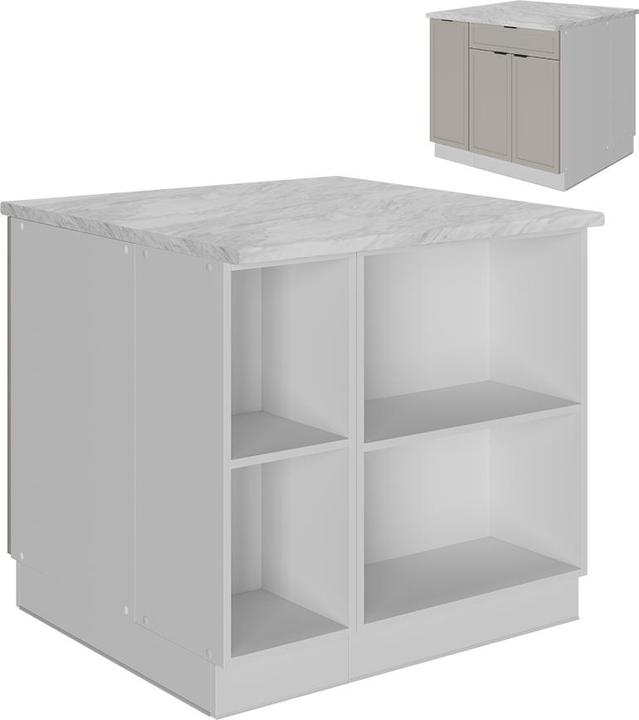 Actual product image Vicco Kücheninsel Fame-Line (90 x 82 x 82 cm)