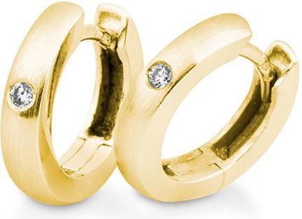 Produktbild Breuning Creolen - BRILL. 0,04 Ct. H/si (750/18 K Gold)