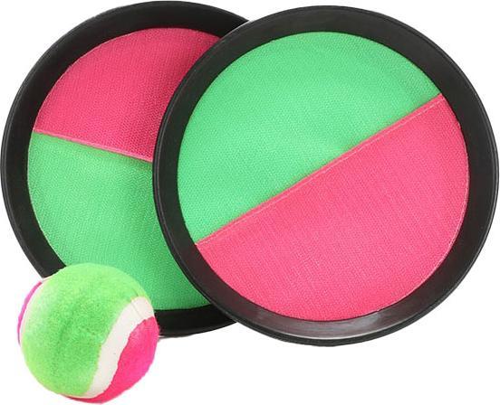 Actual product image Toi-Toys Catch ball game with Velcro fastener, 3 pieces.