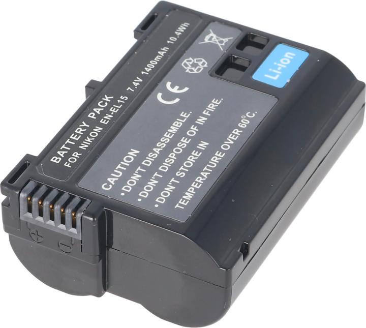 Immagine prodotto AccuCell Batteria Nikon EN-EL15, CoolPix D800, D800E, D7000, V1, D7200 (Accumulatore di carica elettrica)
