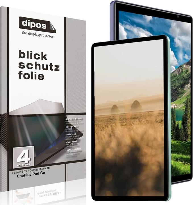 Actual product image Dipos Privacy Screen Protector 4-Way Privacy-Filter (1 Piece, OnePlus Pad Go)
