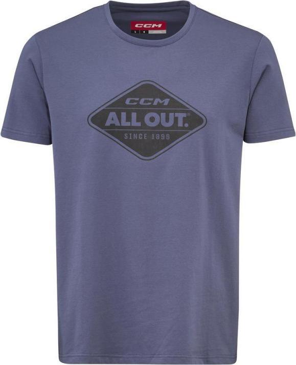 CCM All Outside B Tee SR T-Shirt (S, Blau) (S)
