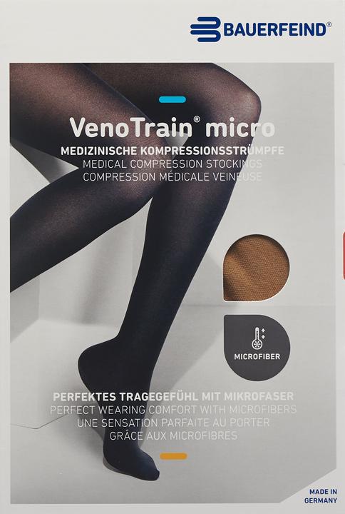 Actual product image Veno Train MICRO A-G KKL2 S plus/short offene Fussspitze caramel Haftband Spitze normal (S)