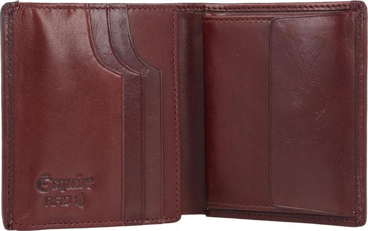 Actual product image Esquire Toscana wallet RFID protection leather 9 cm