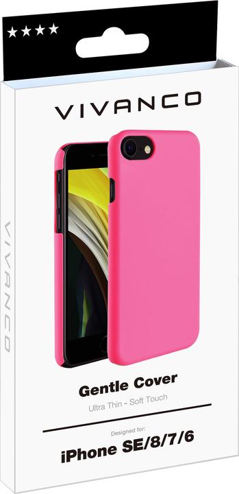 Image du produit Vivanco Coque arrière Gentle Apple iPhone SE 2020 Rose (Apple iPhone 7, Apple iPhone 6s, Apple iPhone 8, Apple iPhone SE (2ème génération))