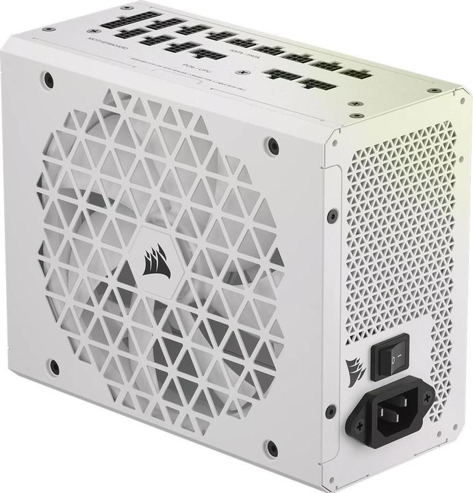 Corsair RMx Shift White Series, RM1000x Shift White, 1000 Watt, 80 PLUS GOLD Certified, Fully Modular Power (1000 W)