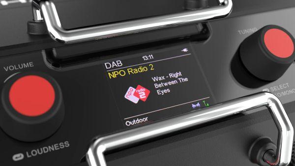 Actual product image PerfectPro - Rockhart RH4- Bouwradio - Bluetooth - Dab+ Radio (DAB+, FM, NFC, Bluetooth)