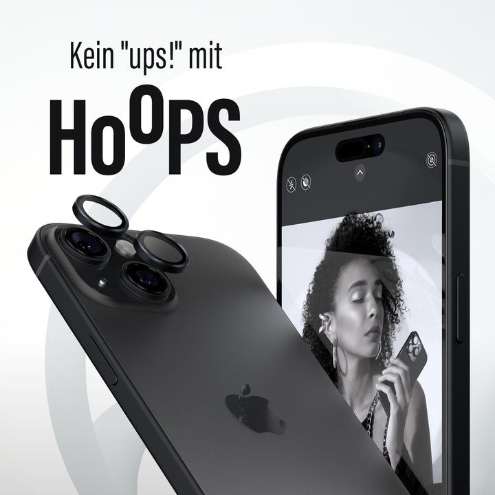 Produktbild PanzerGlass Hoops Camera Lens Protector (1 Stück, Apple iPhone 15)