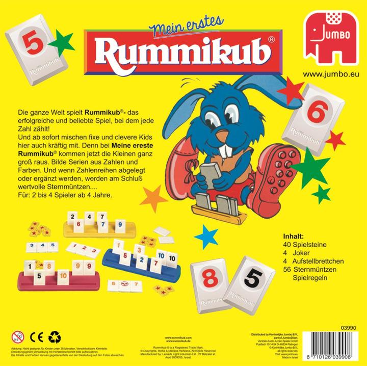 Actual product image Jumbo My first Rummikub (German)