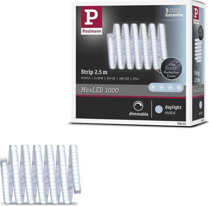 Produktbild Paulmann MaxLED 1000 Stripe (Kaltweiss, 250 cm, Indoor)