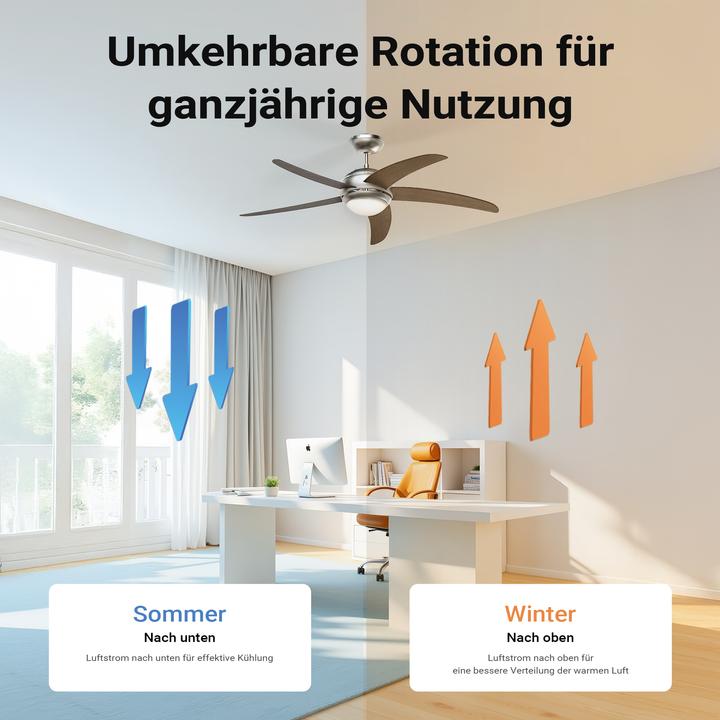 Produktbild Wiltec Deckenventilator (55 dB)
