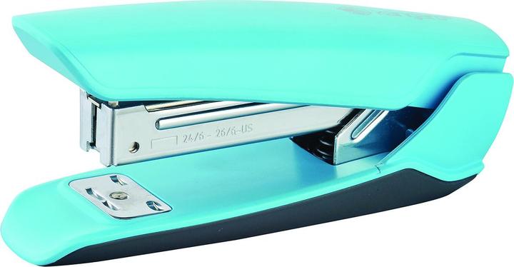 Actual product image Kangaro Stapler, staples up to 25 sheets, plastic, in pp-box, turquoise (25 Sheets)