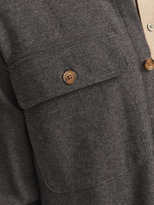 Produktbild Jack & Jones Jprraymond Melange Solid Ls Overshirt Sn (XS)