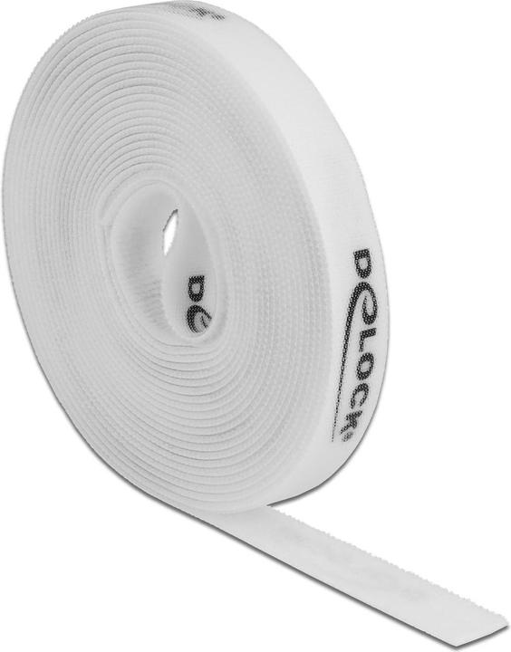 Actual product image Delock Velcro Tape 5 m x 15 mm White (15 mm)