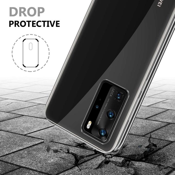 Actual product image Cadorabo Bumper Case for Huawei P40 PRO / P40 PRO+ TPU 360 Grad Case for Huawei P40 PRO / P40 PRO+ (Huawei P40 Pro+)