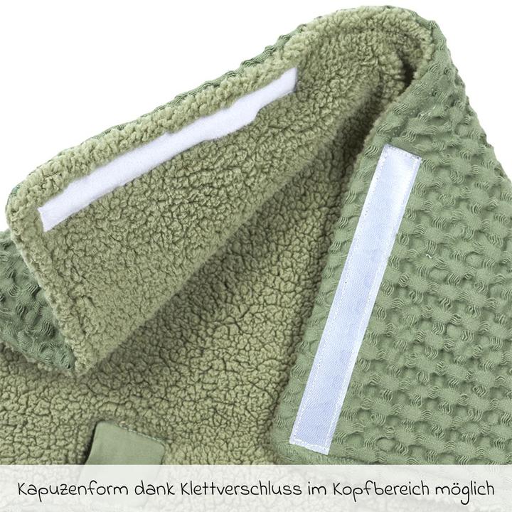Actual product image Meyco Waffle teddy footmuff