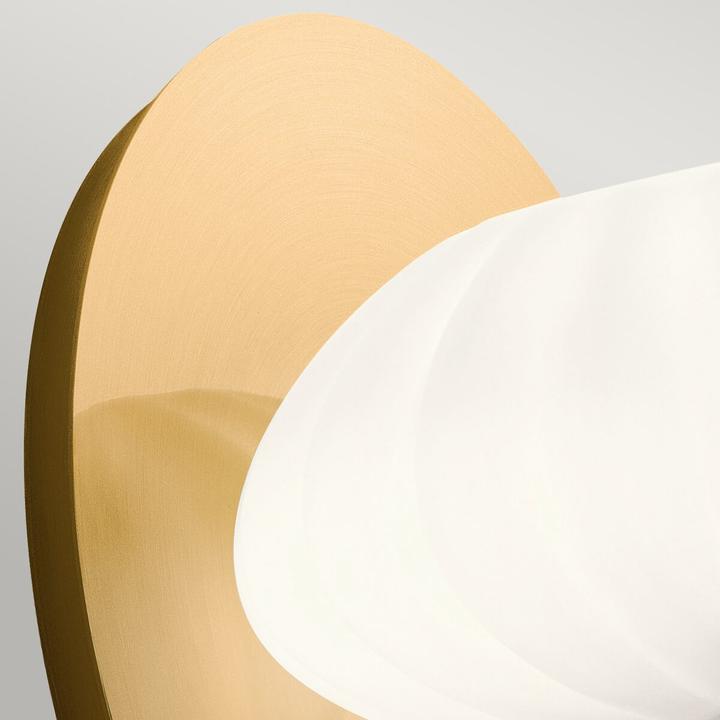 Image du produit Elstead Lighting Pim LED Applique murale G9 renard-or Opale satiné gainé IP44 (300 lm, G9)