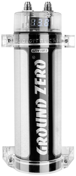 Produktbild Ground Zero GZTC 1.0FX Kondensator 1 Farrad Blaue Beleuchtung