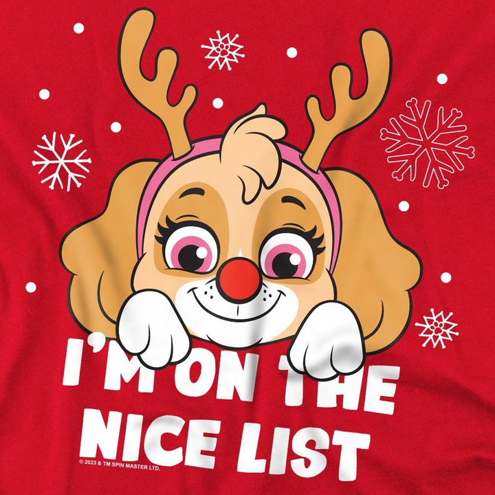 Immagine prodotto Paw Patrol Nice Christmas Maglietta Skye Uomo (S)