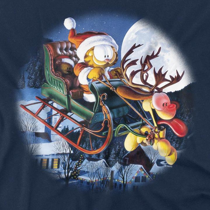Immagine prodotto Garfield Moonlight Ride Maglietta Uomo (M)