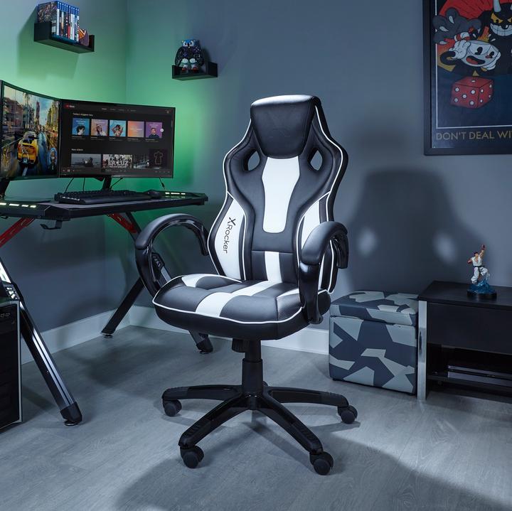 X Rocker X-Rocker Maverick in hoogte verstelbare kantoor-/gamestoel