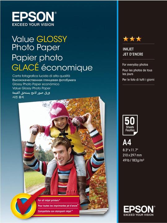 Epson Value Glossy (183 g/m², A4, 50 x)