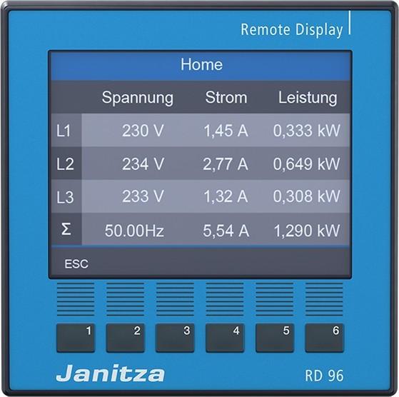 Produktbild Janitza JANI Energiemessgerät