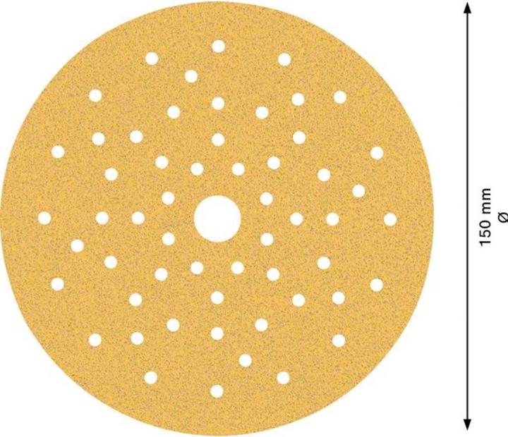 Immagine prodotto Bosch Professional Zubehör Expert C470 Carta vetrata multiforo per levigatrice rotorbitale, 150 mm, G 80, 50 pz. (80)