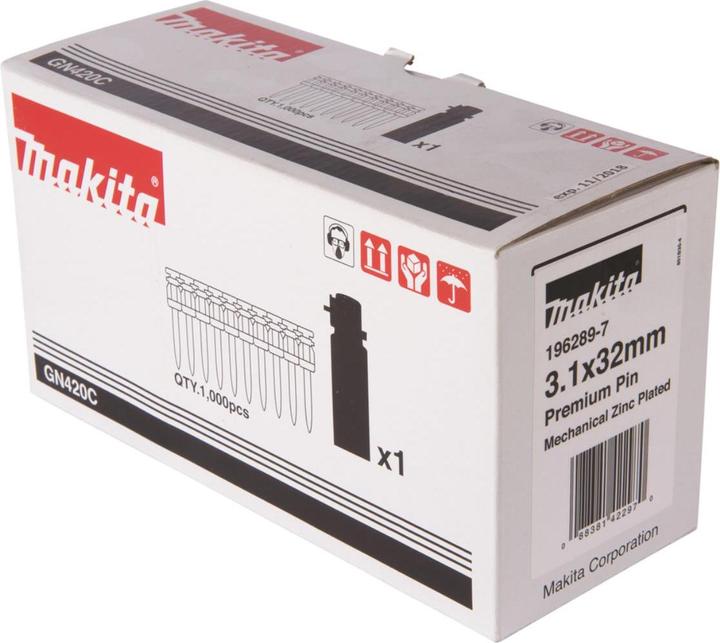 Produktbild Makita Betonnagel 3,1x32mm HC6 + Gas
