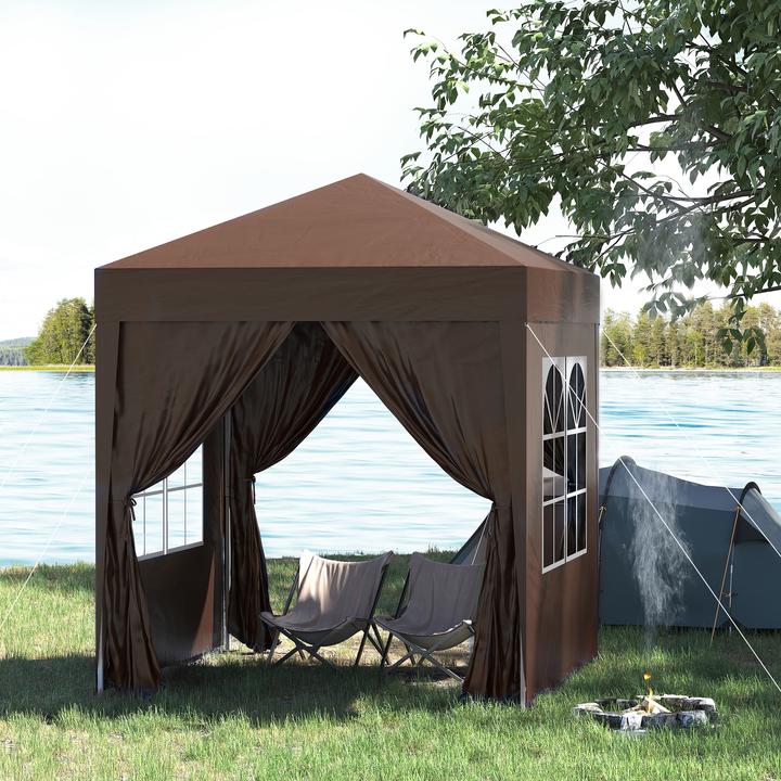 Actual product image Outsunny Folding pavilion (200 cm, 200 cm)