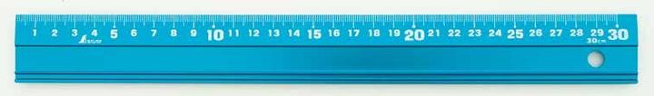 Image du produit NT Cutter Règle de découpe en aluminium, 30 cm, bleue (300 mm)