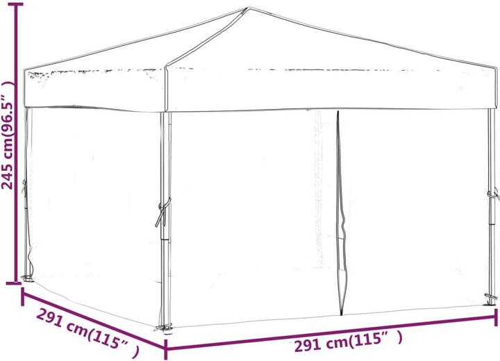 Actual product image VidaXL Bernhilde (291 cm, 291 cm)