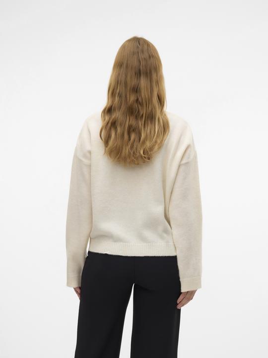 Produktbild Mamalicious Normal geschnitten Hoch geschlossen Gerippte Ärmelbündchen Raglan-Ärmel Tragetasche Strickpullover (M)