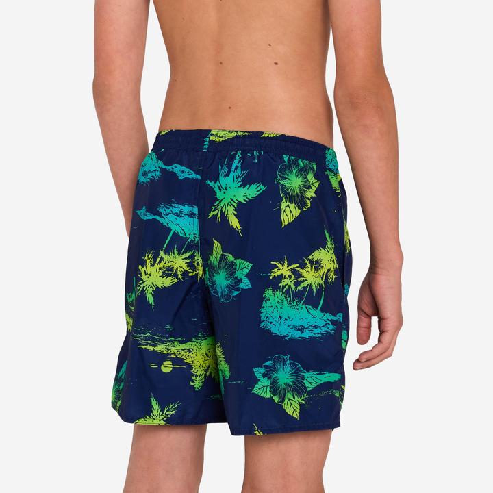 Actual product image Olaian Boardshorts Surfen Jungen mit Taschen 100 Stories dunkelblau (14, 15, 16)
