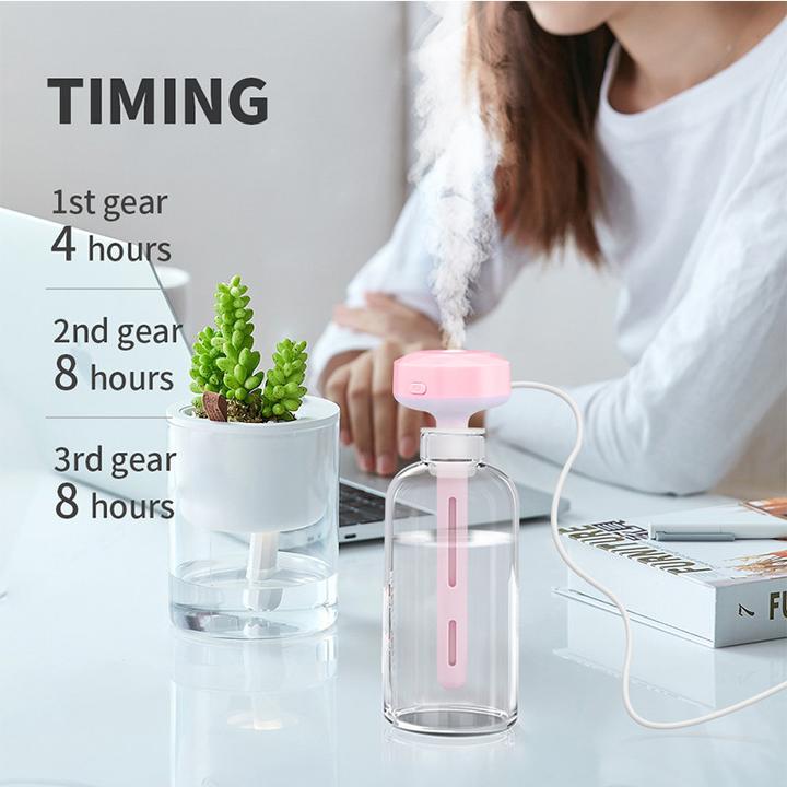 Immagine prodotto Plutoos Luftbefeuchter - Ultrasonic Portable Moisturizing Mister With Night Light