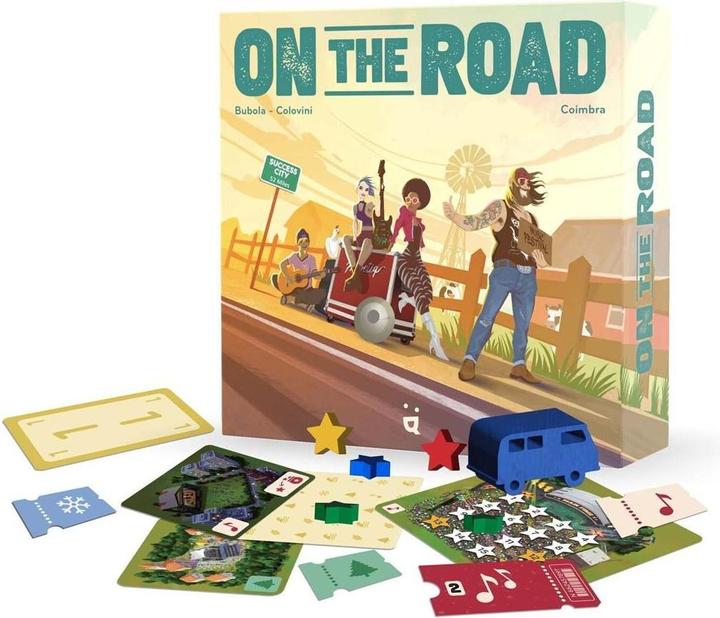 Immagine prodotto Helvetiq On the road (Leo Colovini, Gabriele Bubola, Olandese, Tedesco, Inglese, Spagnolo, Francese)