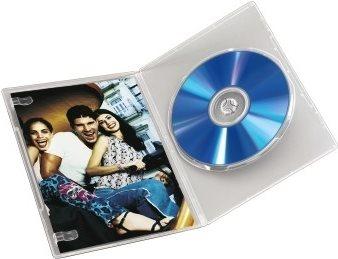 Produktbild Hama 1x10 DVD-Leerhülle Slim Transparent 50% Platzersp.