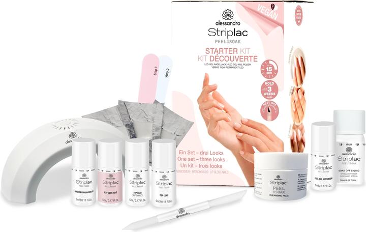 Produktbild Alessandro 3in1 Starter Kit (Mehrfarbig, Gel-Effekt Nagellack)