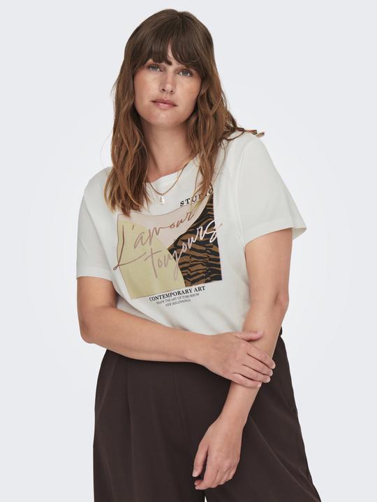 Produktbild Only Normal geschnitten Rundhals Curve Top T-shirt (M)