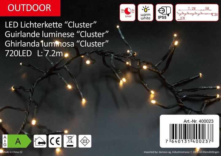 Actual product image GuGus LED light chain (7.20 m)