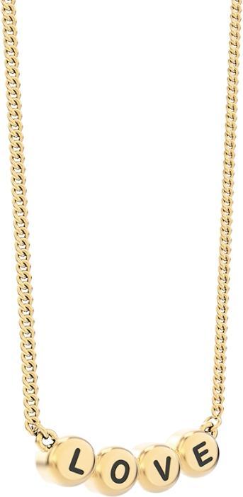Image du produit MTM Collier Love Letters (Laiton, Or 18k, 43 cm)
