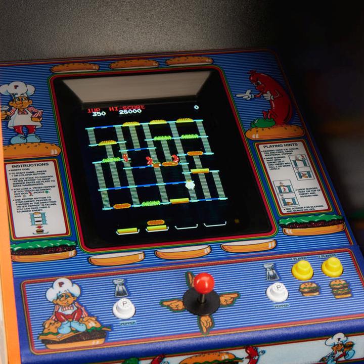Actual product image Numskull Quarter Scale Arcade Cabinet - Burger Time