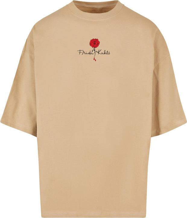 Merchcode Frida Kahlo - Logo rose Huge Tee - 117235 (4XL)