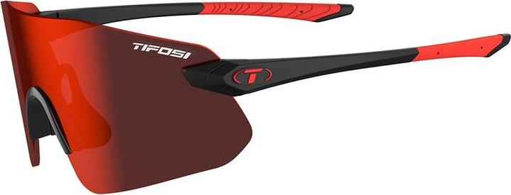Immagine prodotto MGA Occhiali Tifosi Bird SL Matte Black (Smoke Red 15,4% di trasmissione della luce) (Nuovo) (Nero opaco)