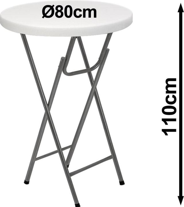 Produktbild Casaria Stehtisch (110 x 72 x 72 cm)