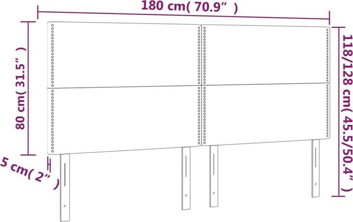 Image du produit VidaXL Thorn (180 x 5 x 128 cm)